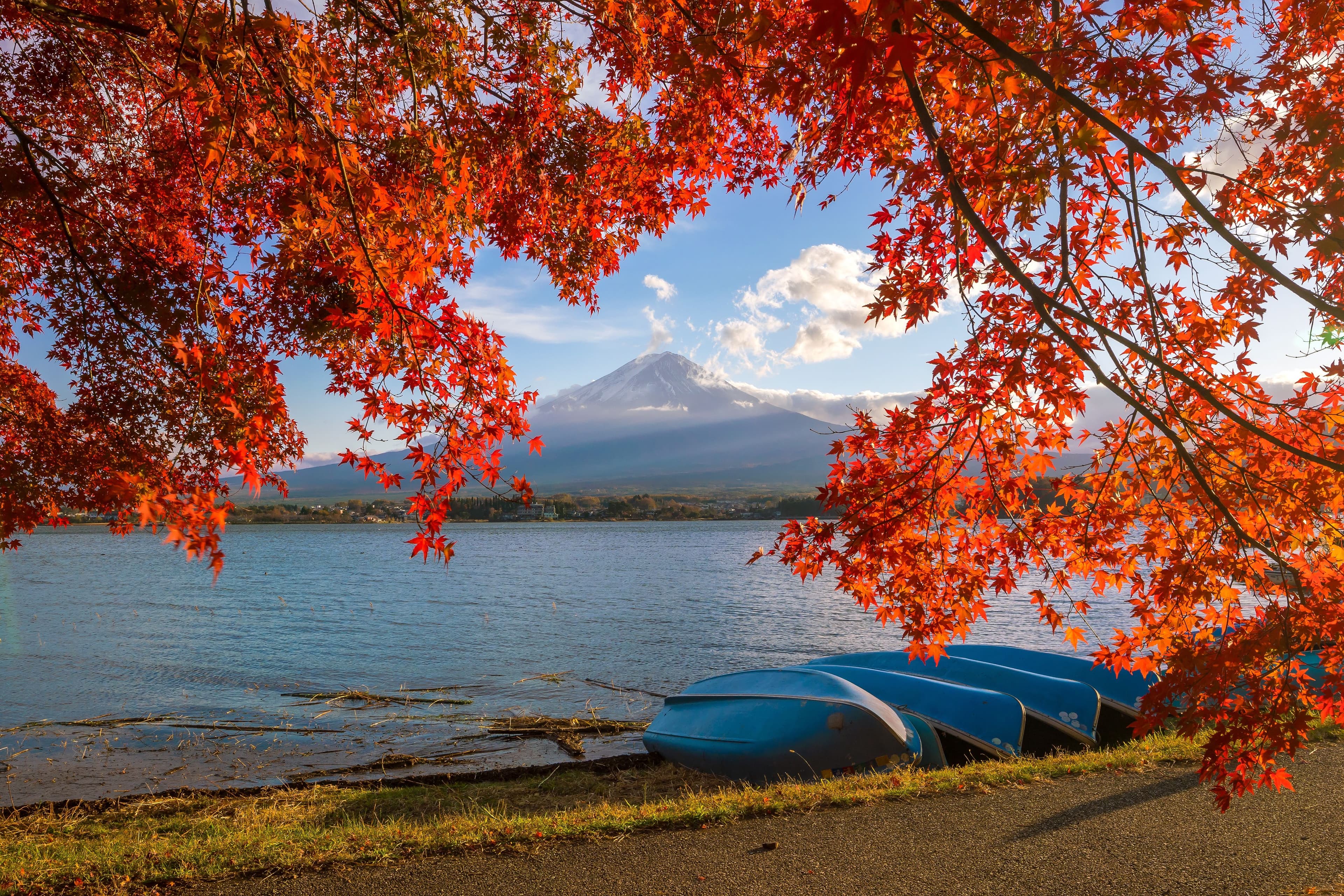 Mount Fuji and Lake Kawaguchiko